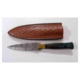 Double Edge Dagger Knife With Sheath