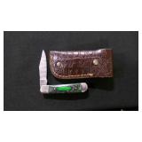 Folding Pocket Knife With Sheath