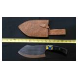 Cleaver Knife With Sheath