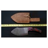 Cleaver Knife With Sheath