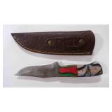 Clip Blade Knife With Sheath