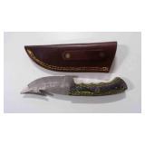 Gut Hook Knife With Sheath