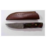 Clip Blade Knife With Sheath