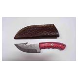 Gut Hook Knife With Sheath