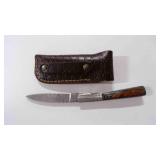 Folding Pocket Knife With Sheath