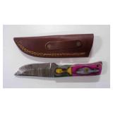 Clip Blade Knife With Sheath