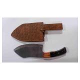 Cleaver Knife With Sheath