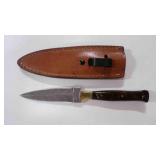 Double Edge Dagger Knife With Sheath