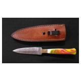 Double Edge Dagger Knife With Sheath