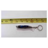Miniature Folding Pocket Knife With Keychain