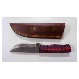 Sraight Back Knife With Sheath
