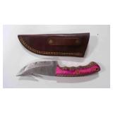 Gut Hook Knife With Sheath