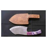 Cleaver Knife With Sheath