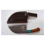 Cleaver Knife With Sheath