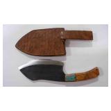 Cleaver Knife With Sheath