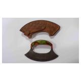 Ulu-Knife With Sheath