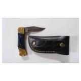 Folding Pocket Knife With Sheath