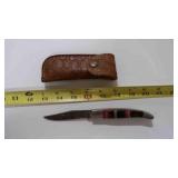 Folding Pocket Knife With Sheath