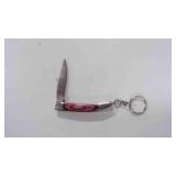 Miniature Folding Pocket Knife With Keychain