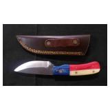 Spear Point Knife With Sheath