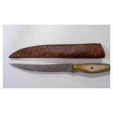 Long Fillet Bladed Knife With Sheath