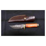 Skinner Knife With Sheath