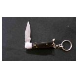 Miniature Folding Pocket Knife With Keychain