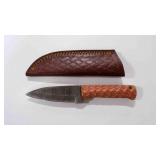 Leaf Shape Knife With Sheath