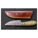 Leaf Shape Knife With Sheath