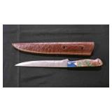 Long Fillet Bladed Knife With Sheath