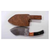 Cleaver Knife With Sheath