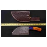 Cleaver Knife With Sheath