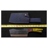 Cleaver Knife With Sheath