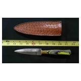Double Edge Dagger Knife With Sheath