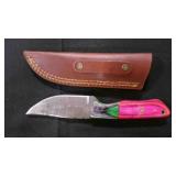 Clip Blade Knife With Sheath