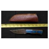 Clip Blade Knife With Sheath
