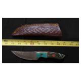 Fixed-Blade Knife With Sheath