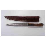 Long Fillet Bladed Knife With Sheath