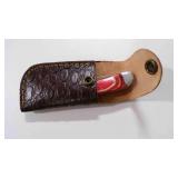 Folding Pocket Knife With Sheath