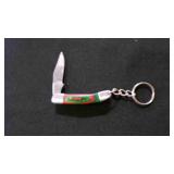 Miniature Folding Pocket Knife With Keychain