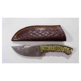 Gut Hook Knife With Sheath