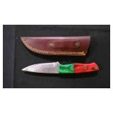 Leaf Shape Knife With Sheath