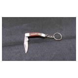 Miniature Folding Pocket Knife With a Keychain