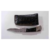 Folding Pocket Knife With Sheath