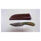 Straight Back Knife with Sheath