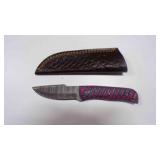 Straight Back Knife with Sheath