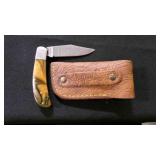 Folding Pocket Knife With Sheath