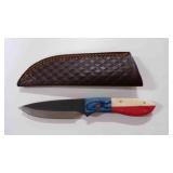 Leaf Shape Knife With Sheath
