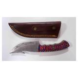 Gut Hook Knife With Sheath