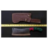 Cleaver Knife With Sheath